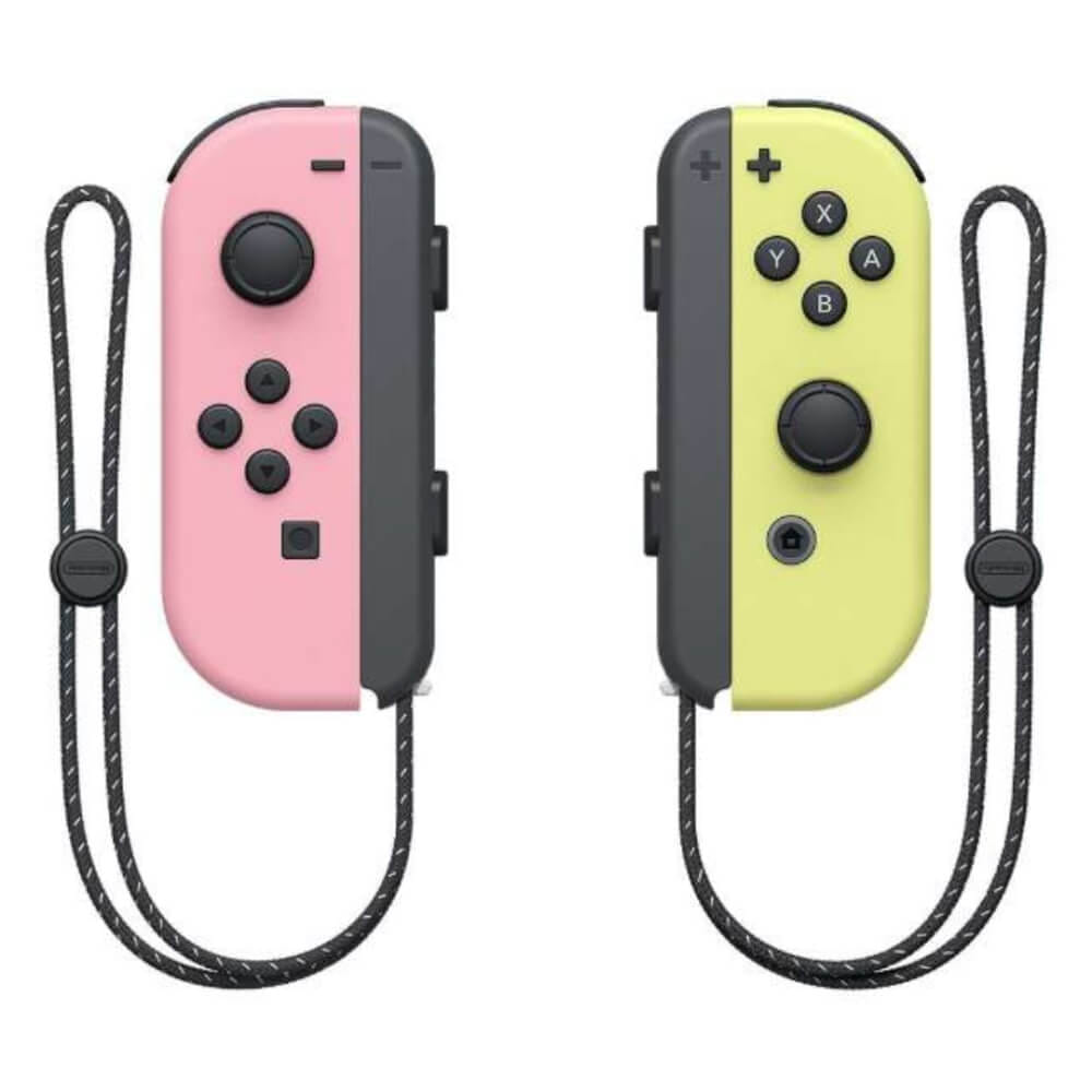  จอยเกมไร้สาย Nintendo Switch Joy Controller สีชมพู/เหลือง พาสเทล